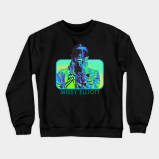 Missy Elliot - retro acid Crewneck Sweatshirt